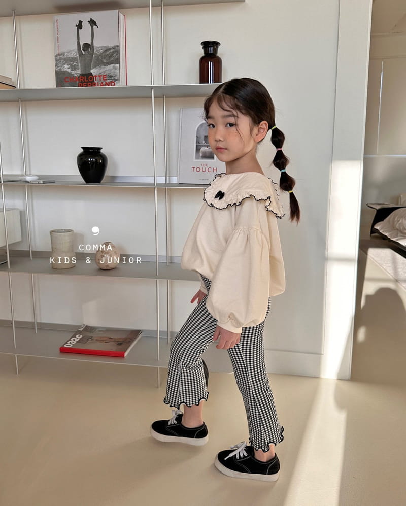 Comma - Korean Children Fashion - #kidzfashiontrend - Check Nalanl Pants - 3