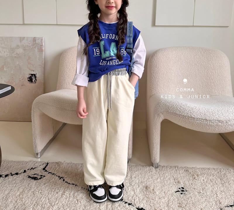 Comma - Korean Children Fashion - #littlefashionista - Slit Tee - 7