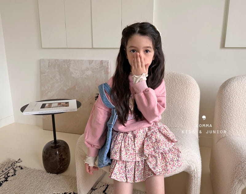 Comma - Korean Children Fashion - #littlefashionista - Flower Cancan Skirt - 6