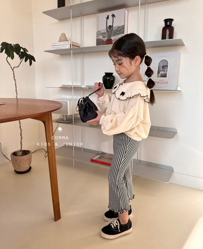 Comma - Korean Children Fashion - #magicofchildhood - Check Nalanl Pants - 6