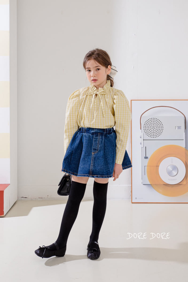 Dore Dore - Korean Children Fashion - #Kfashion4kids - Spring Dorosi Denim Skirt Pants