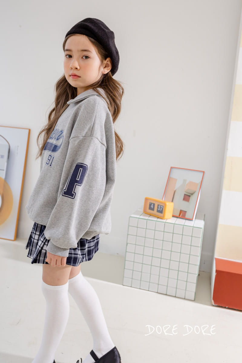 Dore Dore - Korean Children Fashion - #Kfashion4kids - Spring P Collar Sweatshirt - 10