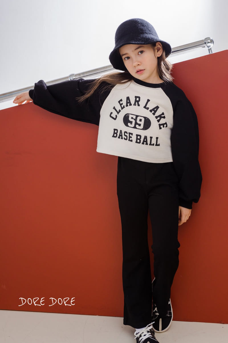 Dore Dore - Korean Children Fashion - #childofig - Raglan 59 Crop Sweatshirt - 10