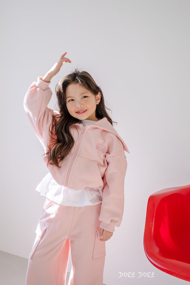 Dore Dore - Korean Children Fashion - #childofig - Spring Embrodiery Zip-up - 8