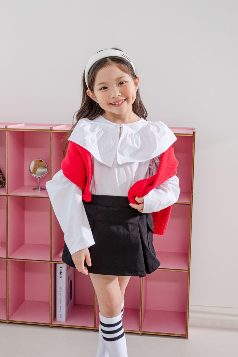 Dore Dore - Korean Children Fashion - #childofig - Spring Circle Big Collar Blouse