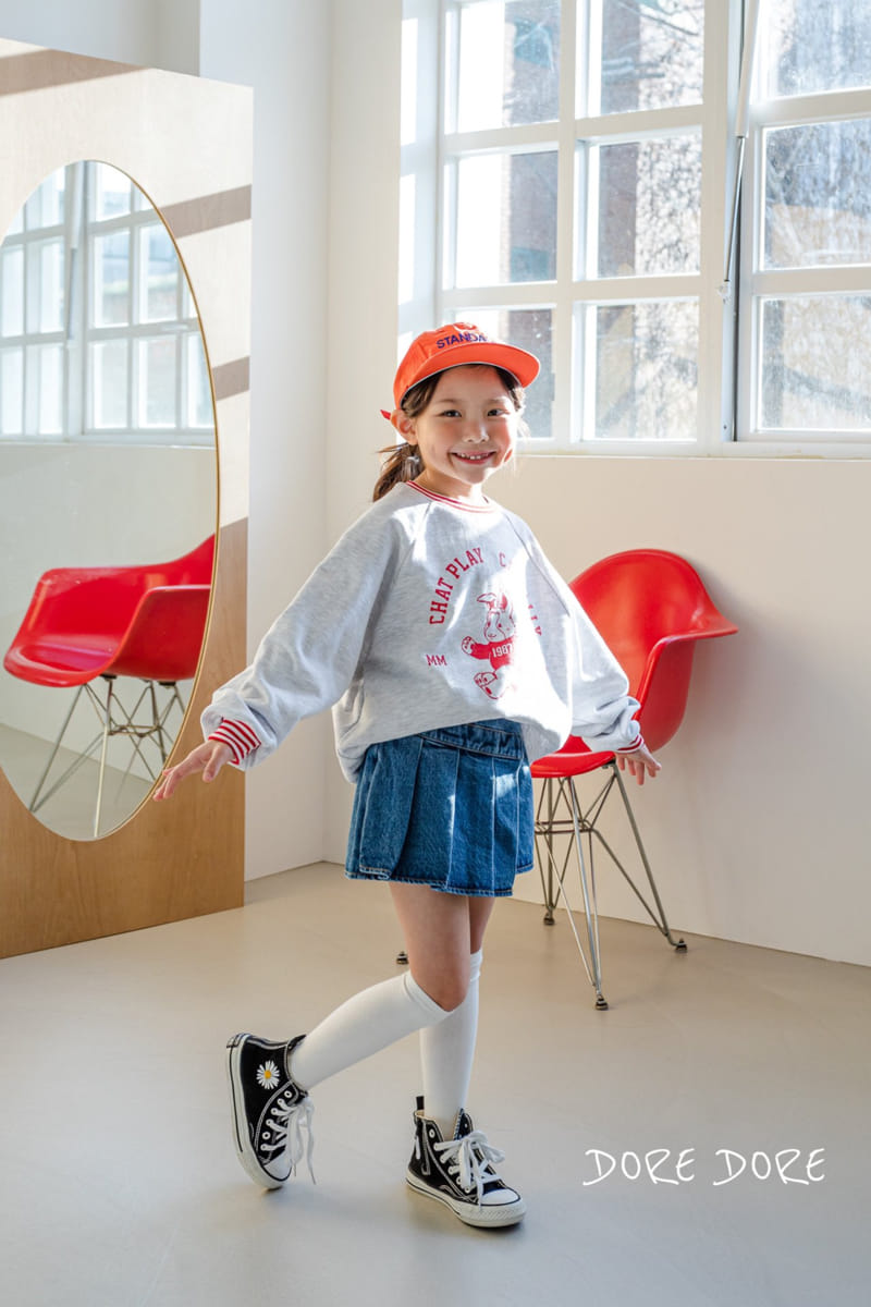 Dore Dore - Korean Children Fashion - #designkidswear - Spring Unbal Pleats Skirt Pants - 10