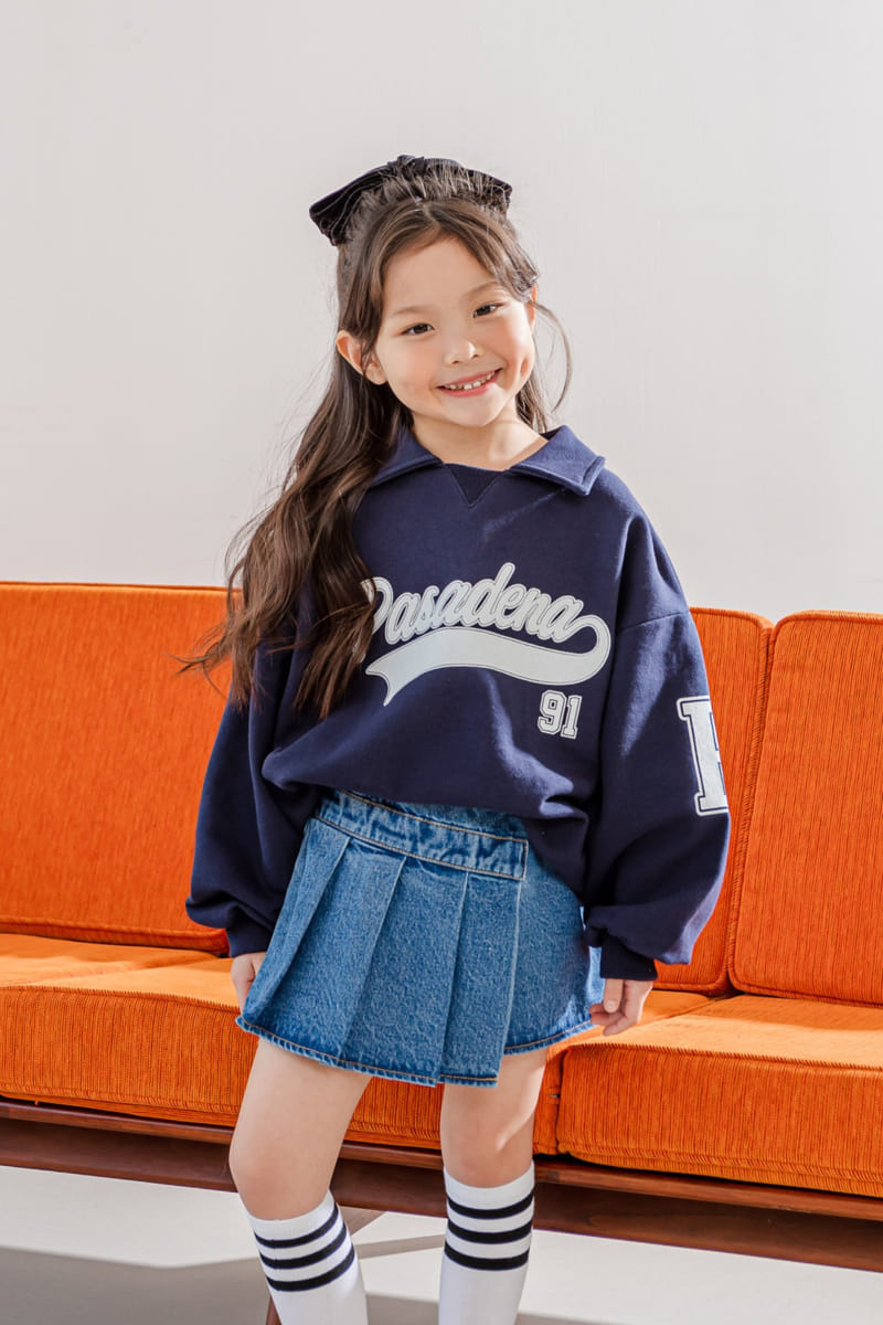 Dore Dore - Korean Children Fashion - #childrensboutique - Spring P Collar Sweatshirt - 4