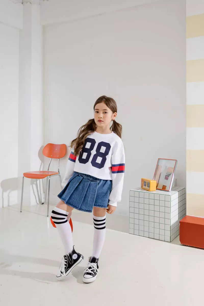 Dore Dore - Korean Children Fashion - #designkidswear - 88 Harnie Crop SWEatshirt - 3