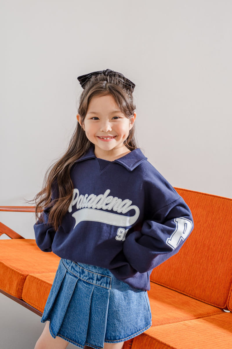 Dore Dore - Korean Children Fashion - #kidsstore - Spring P Collar Sweatshirt - 8