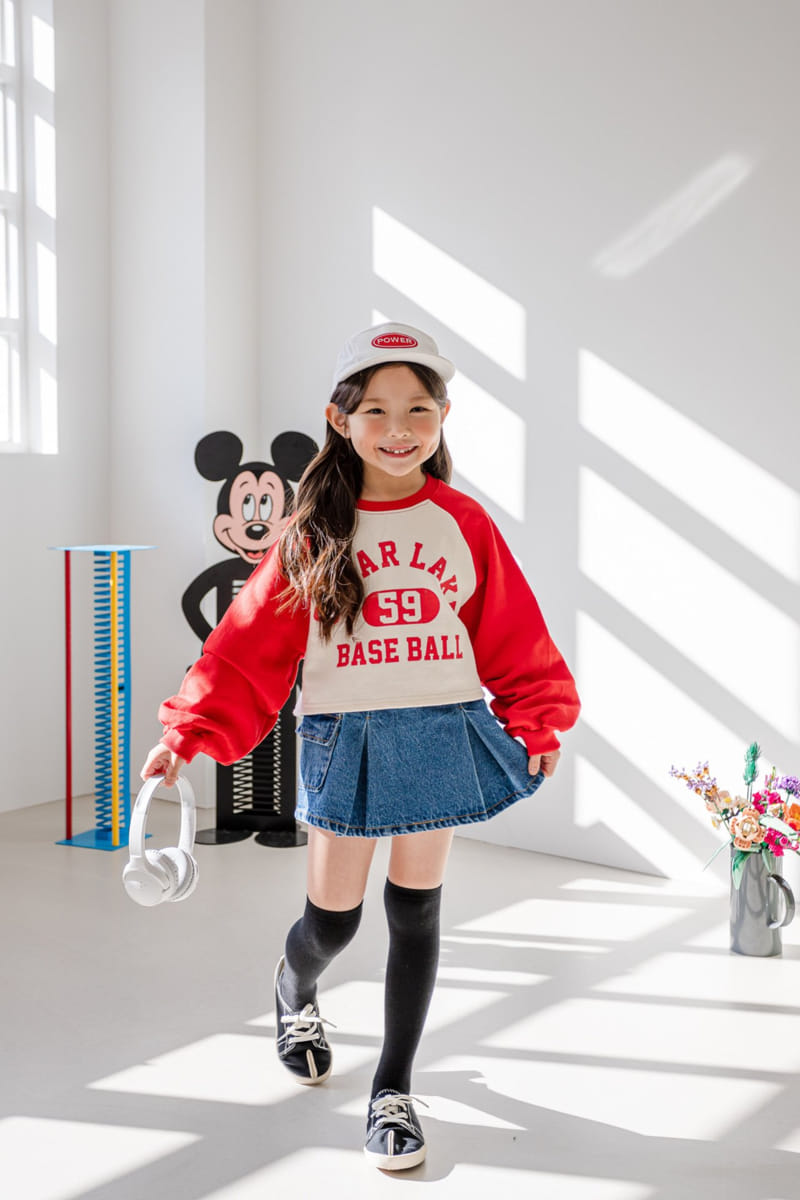 Dore Dore - Korean Children Fashion - #kidsstore - Raglan 59 Crop Sweatshirt - 3