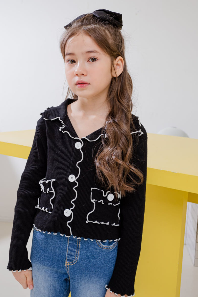 Dore Dore - Korean Children Fashion - #kidzfashiontrend - Coco Rib Collar Tee - 7