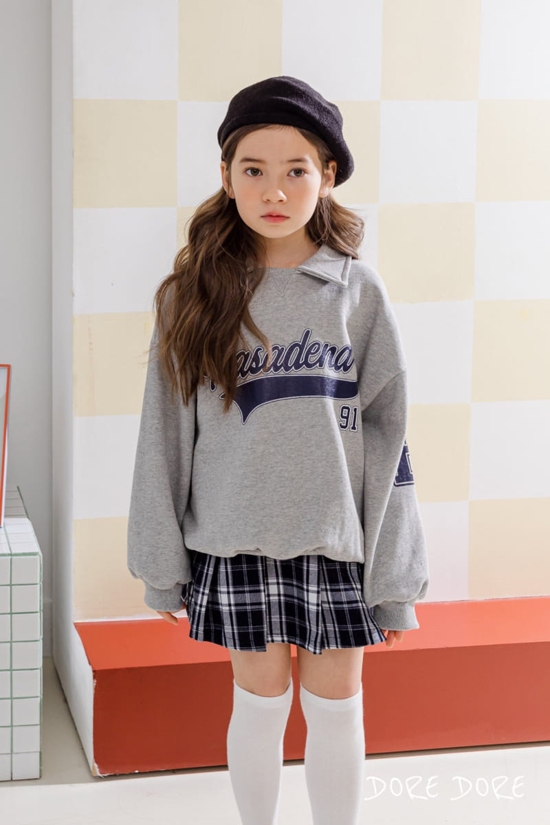 Dore Dore - Korean Children Fashion - #littlefashionista - Spring P Collar Sweatshirt - 11