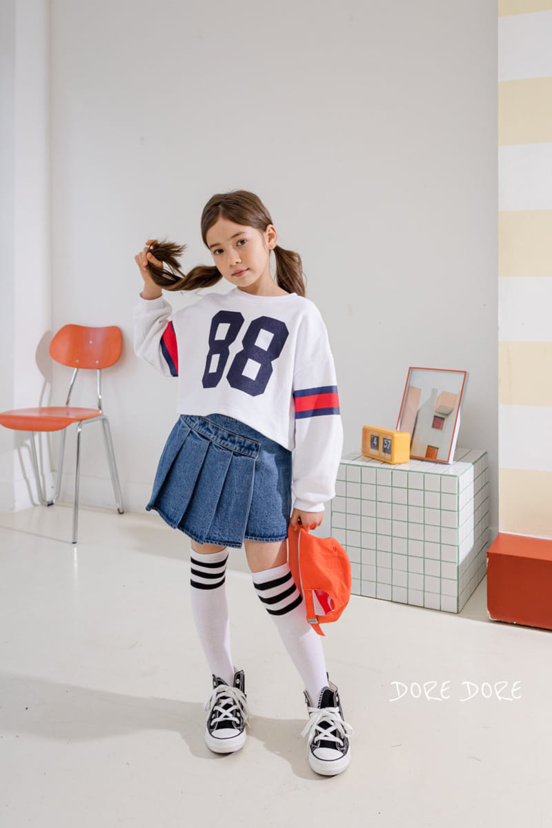 Dore Dore - Korean Children Fashion - #magicofchildhood - Spring Unbal Pleats Skirt Pants - 2