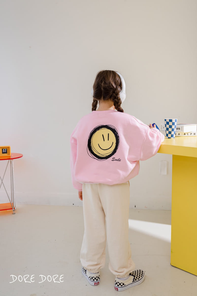 Dore Dore - Korean Children Fashion - #magicofchildhood - Smile Zig Zag Sweatshirt - 2