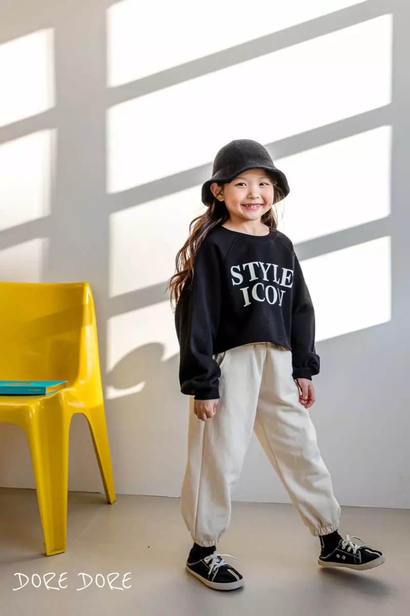 Dore Dore - Korean Children Fashion - #magicofchildhood - Icon Style Crop Sweatshirt - 10