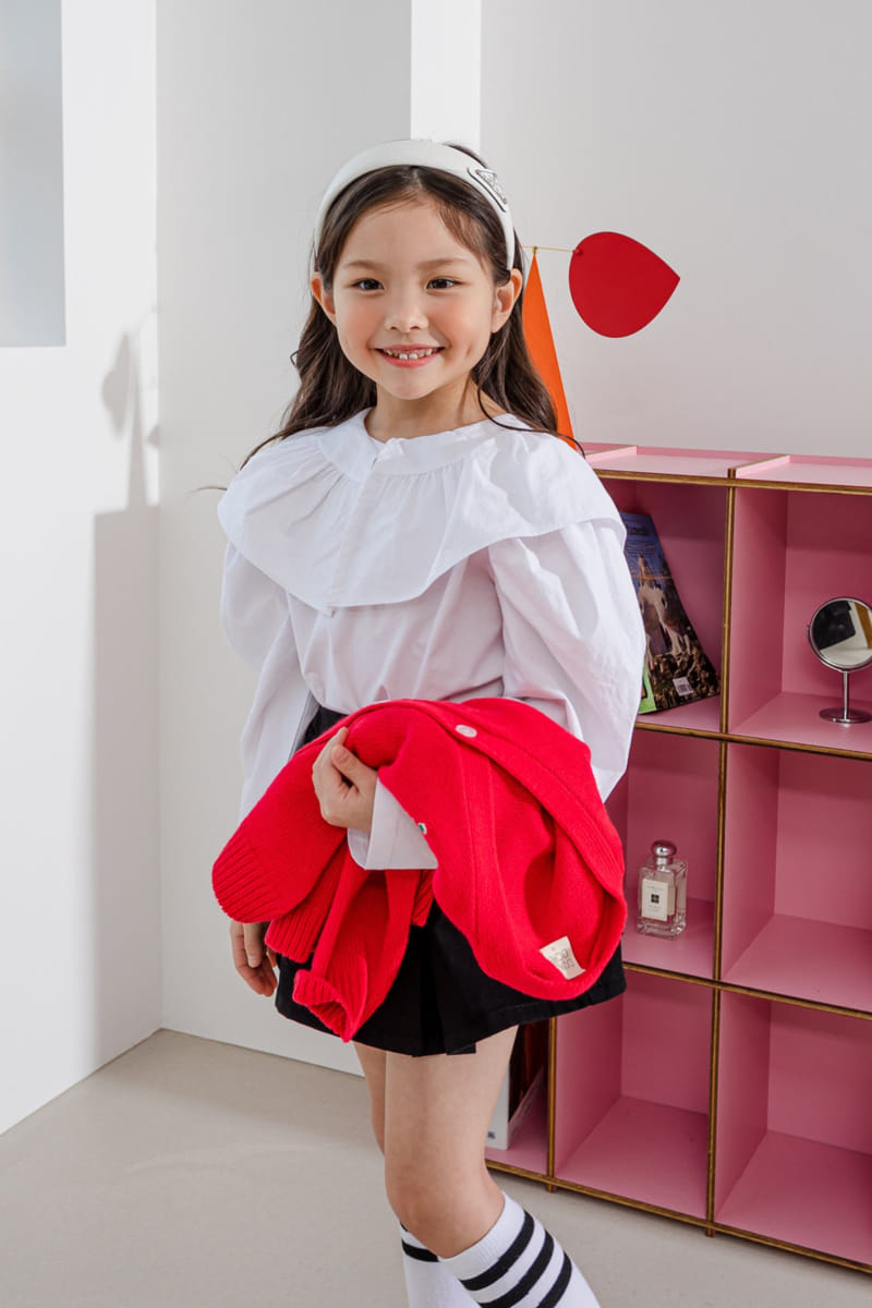 Dore Dore - Korean Children Fashion - #magicofchildhood - Spring Circle Big Collar Blouse - 11