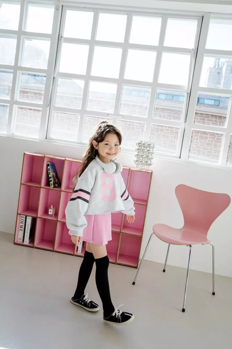 Dore Dore - Korean Children Fashion - #minifashionista - 88 Harnie Crop SWEatshirt - 12