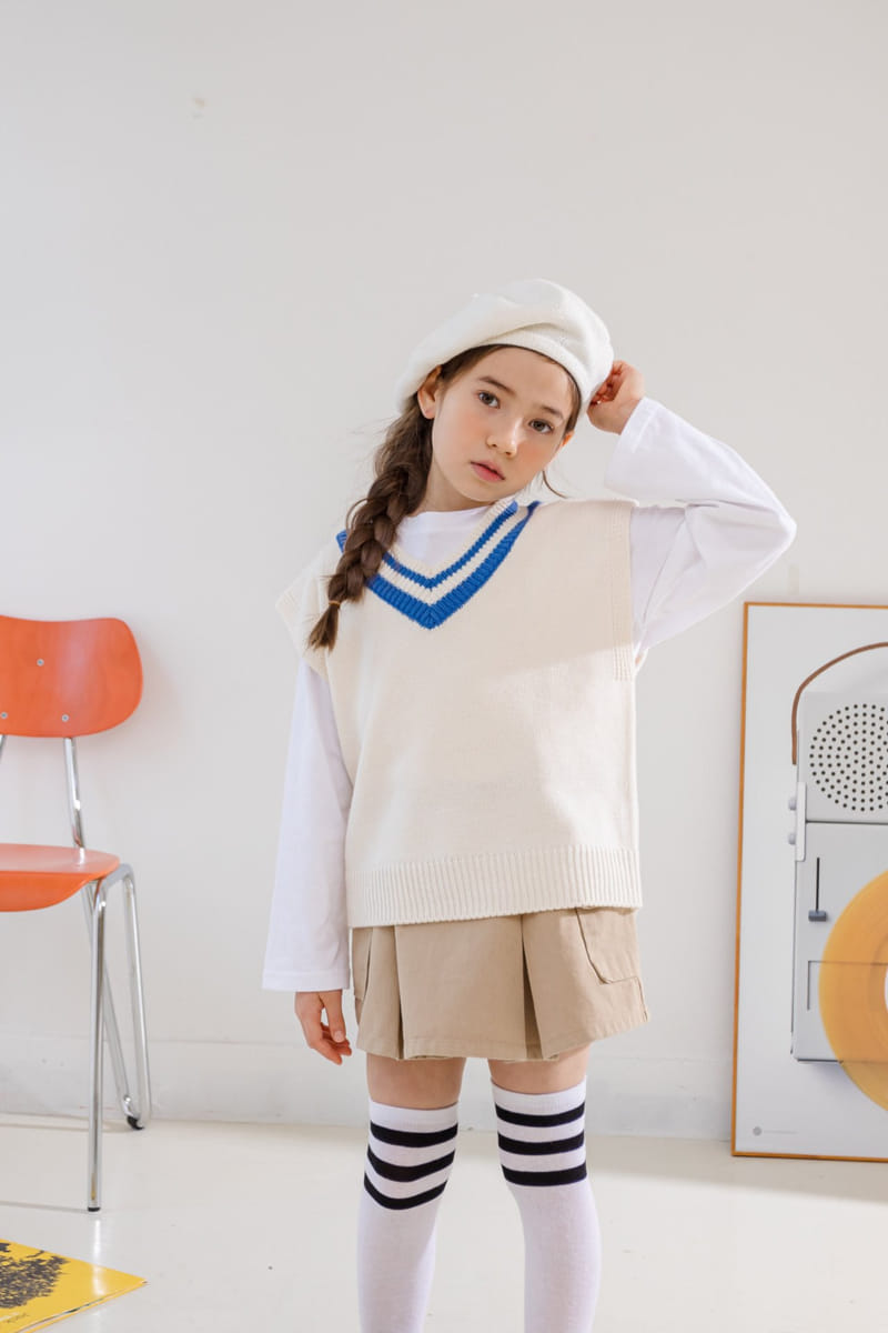 Dore Dore - Korean Children Fashion - #minifashionista - Basic Muzi Inner Tee - 10