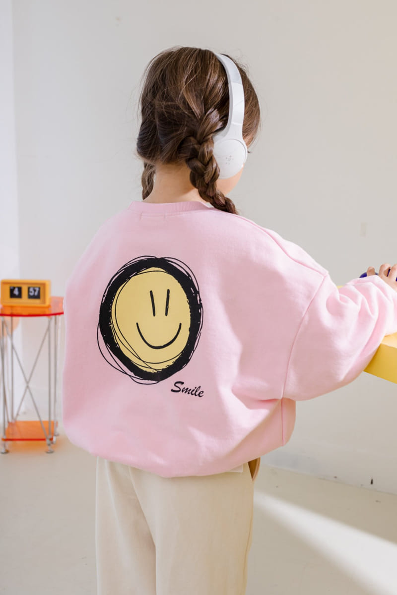 Dore Dore - Korean Children Fashion - #stylishchildhood - Smile Zig Zag Sweatshirt - 7