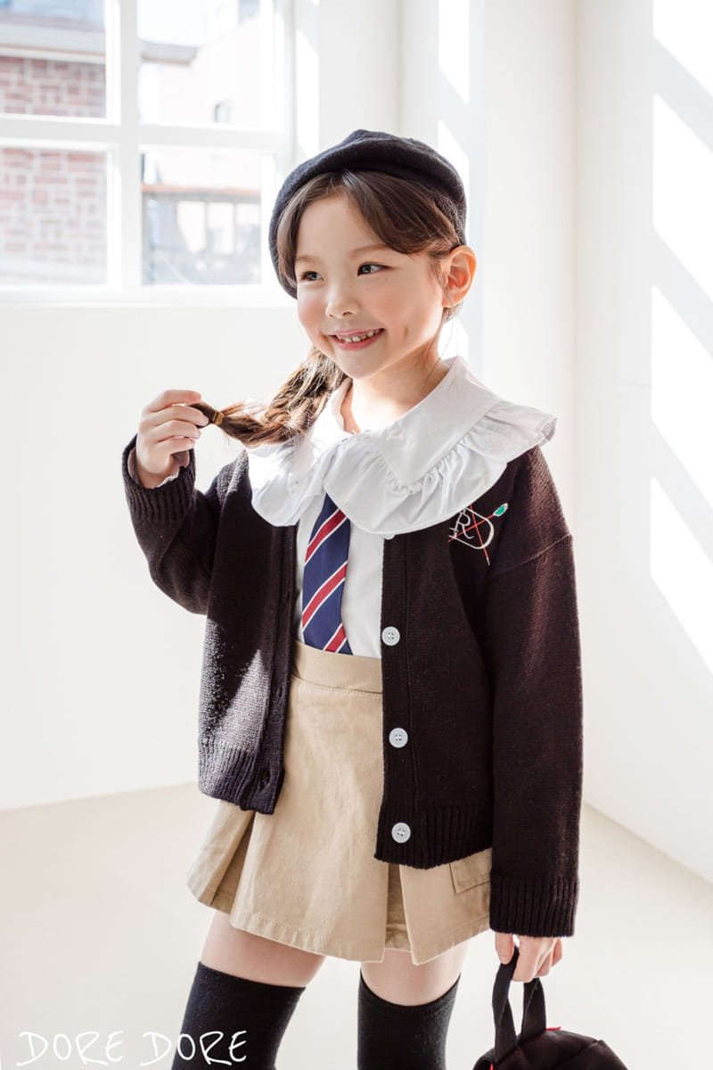 Dore Dore - Korean Children Fashion - #stylishchildhood - Spring D R Knit Cardigan - 12