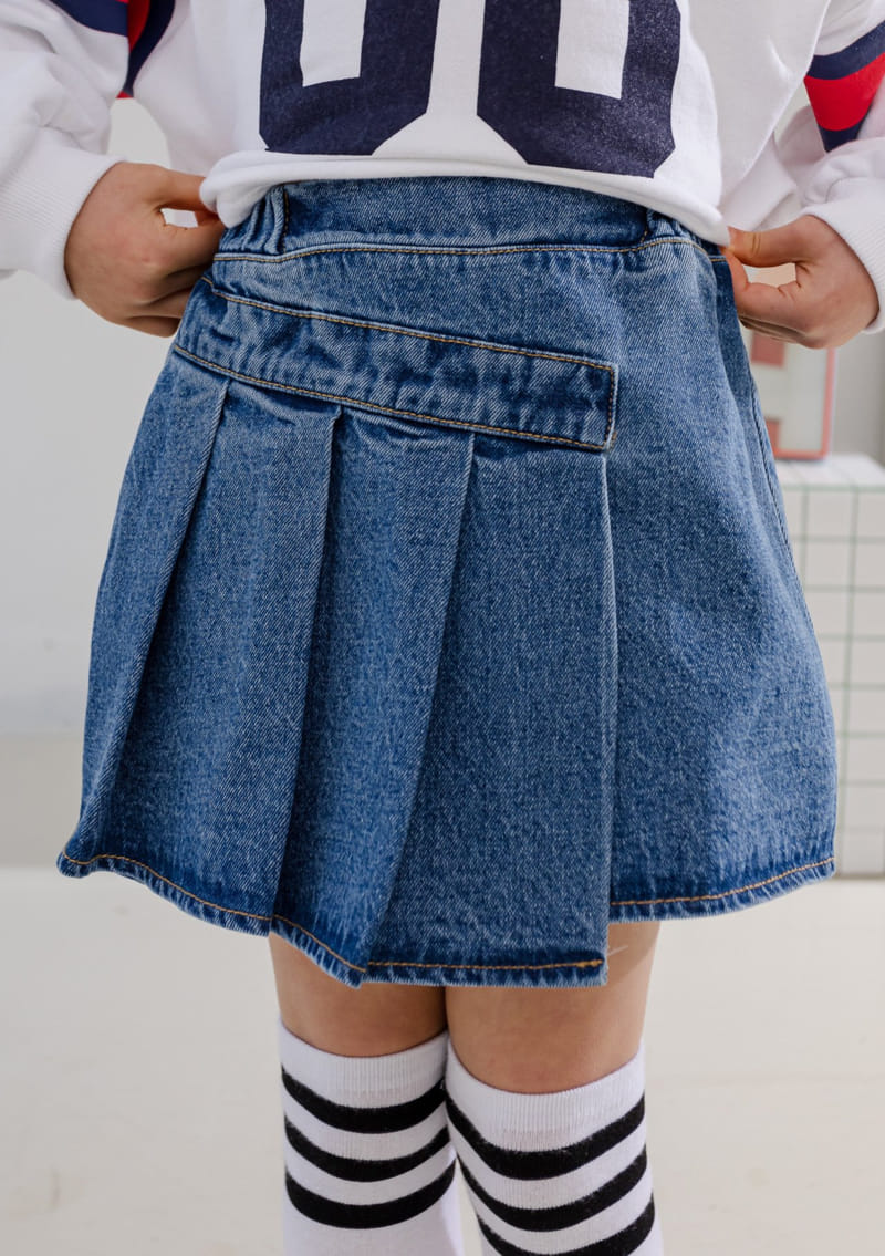 Dore Dore - Korean Children Fashion - #toddlerclothing - Spring Unbal Pleats Skirt Pants - 6