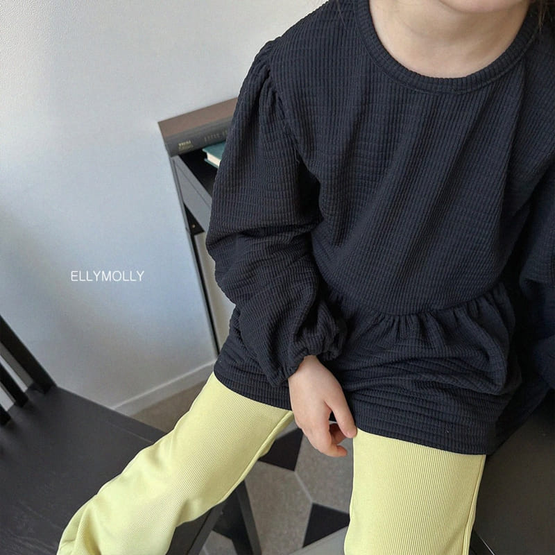 Ellymolly - Korean Children Fashion - #childofig - Embo Shirring Blouse - 9