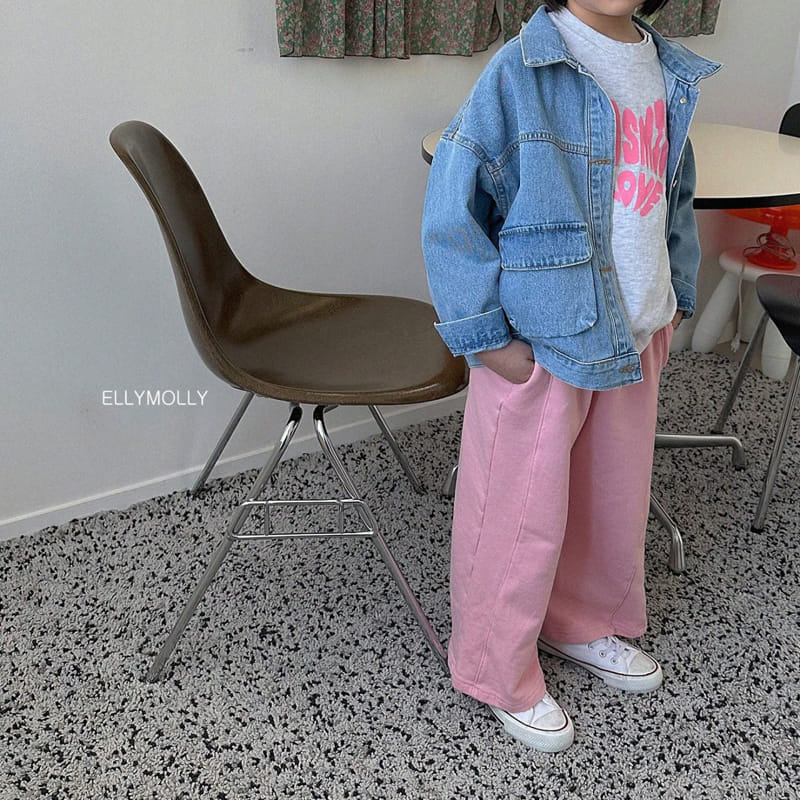 Ellymolly - Korean Children Fashion - #childrensboutique - Gunbbang Denim Jacket - 11