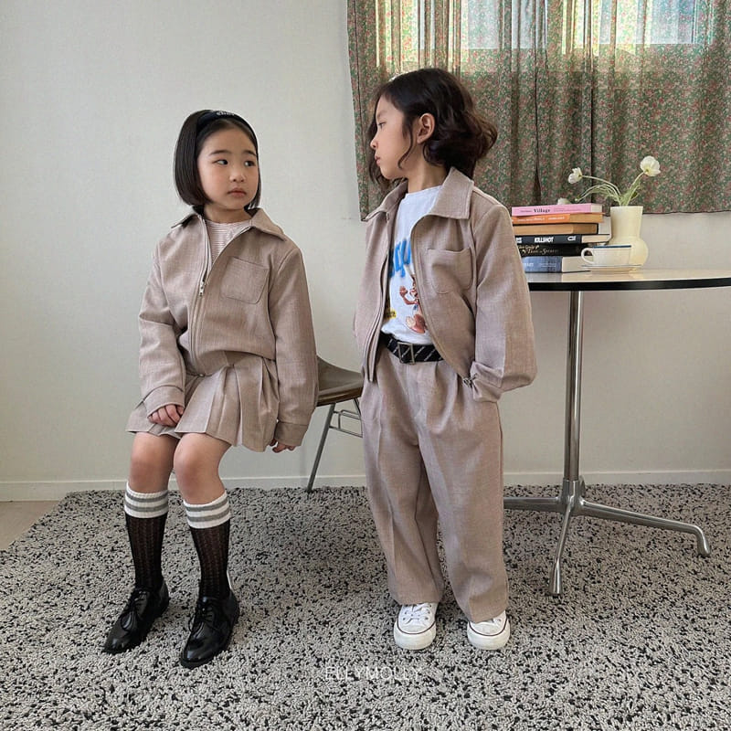 Ellymolly - Korean Children Fashion - #childrensboutique - School Wrinkle Skirt - 6