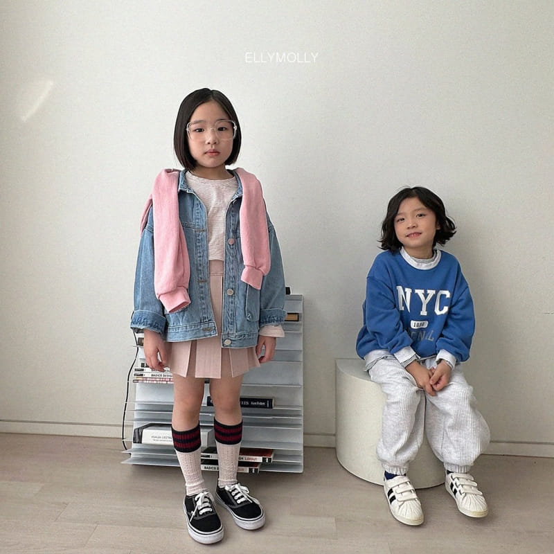 Ellymolly - Korean Children Fashion - #designkidswear - NYC Sweatshirt - 3