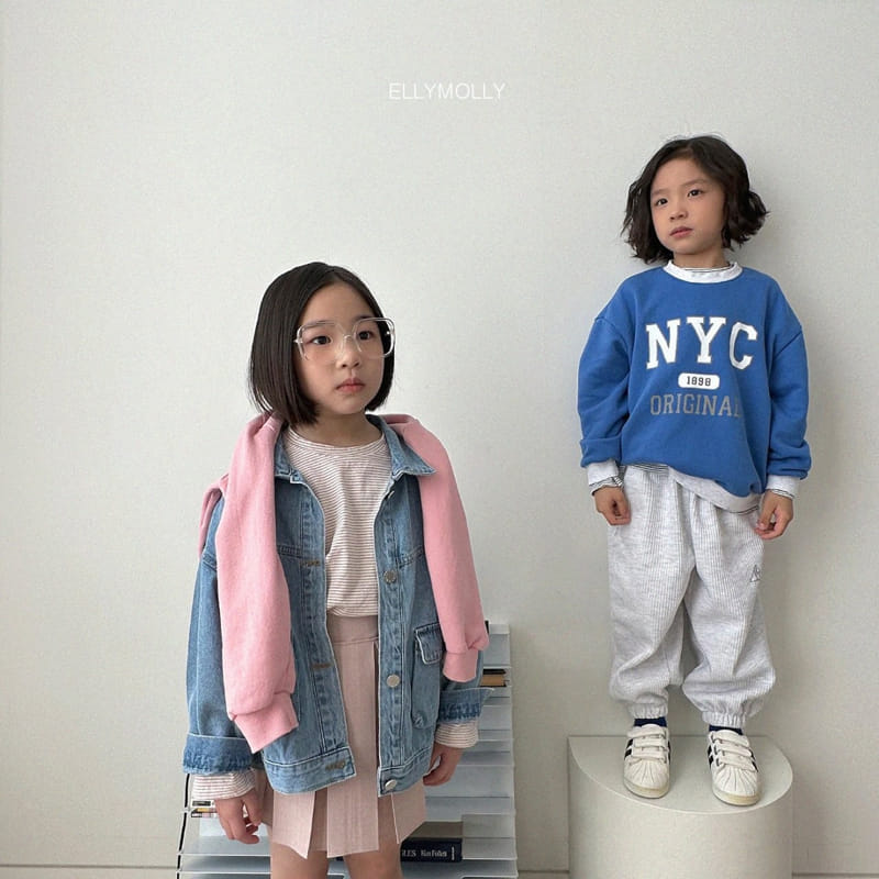 Ellymolly - Korean Children Fashion - #designkidswear - NYC Sweatshirt - 4