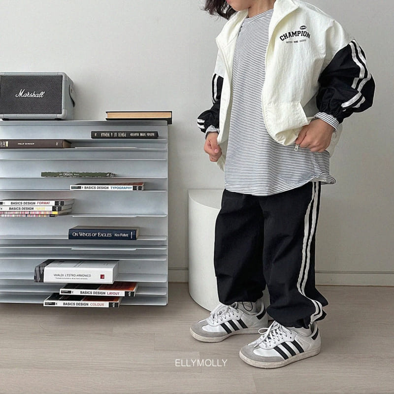 Ellymolly - Korean Children Fashion - #kidsshorts - Elly Two Stripes Pants - 5