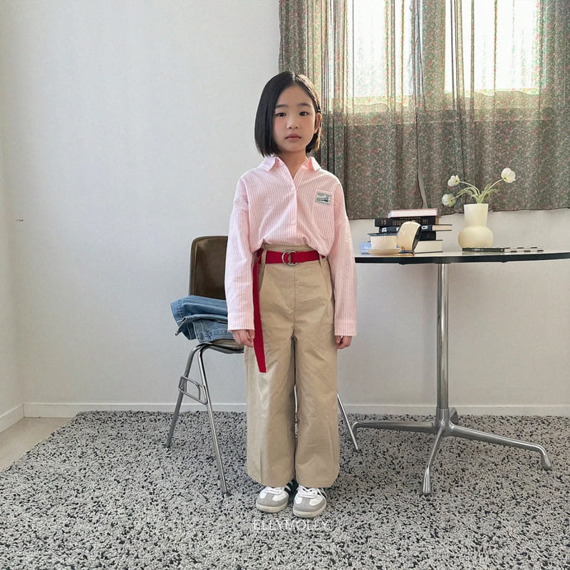 Ellymolly - Korean Children Fashion - #kidsstore - Ccamel Stripes Shirt - 5