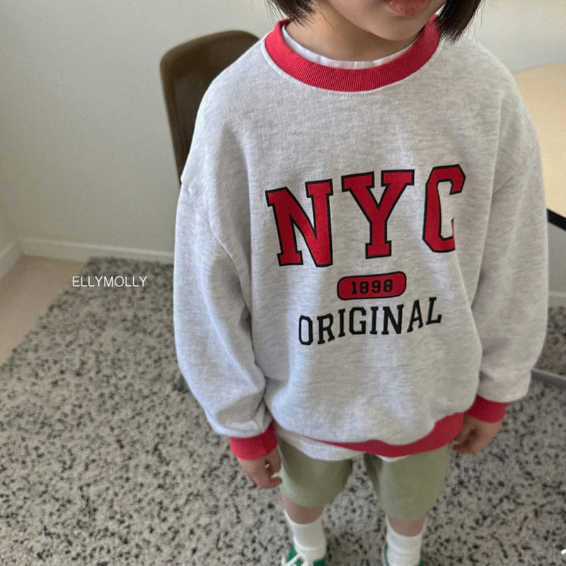 Ellymolly - Korean Children Fashion - #kidzfashiontrend - NYC Sweatshirt - 8