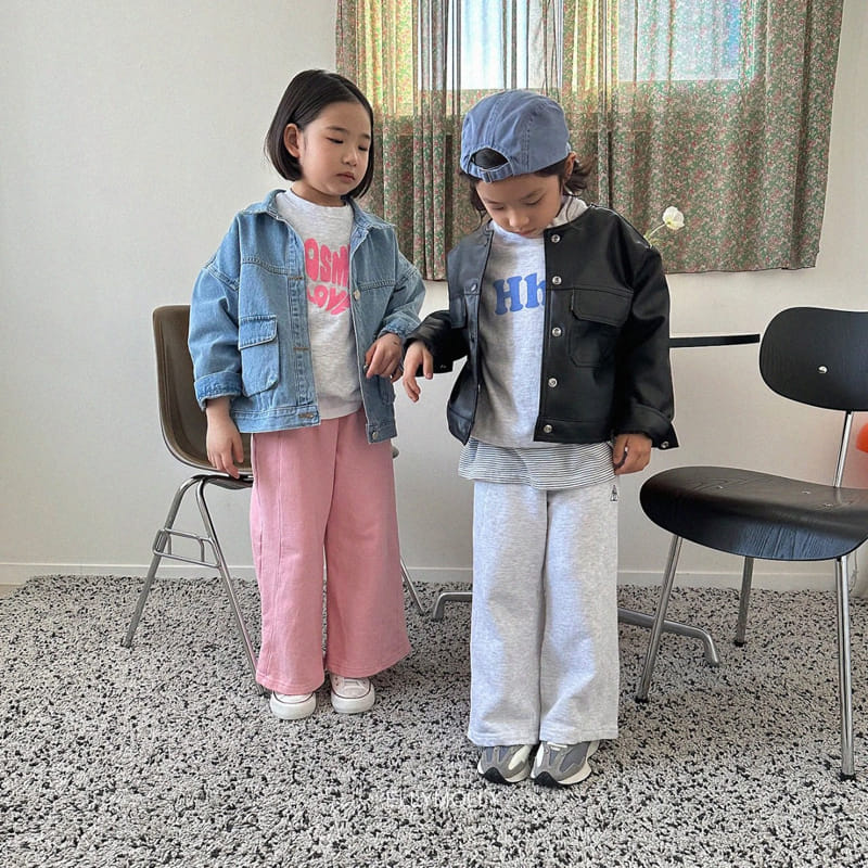 Ellymolly - Korean Children Fashion - #magicofchildhood - Round Leather Jacket - 7