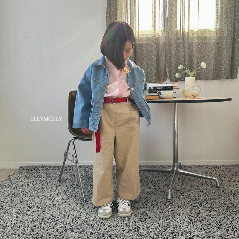 Ellymolly - Korean Children Fashion - #prettylittlegirls - Gunbbang Denim Jacket - 8