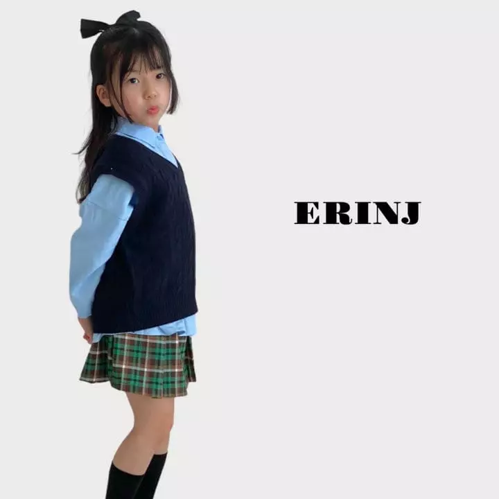 Erin J - Korean Children Fashion - #Kfashion4kids - Check Skirt - 5