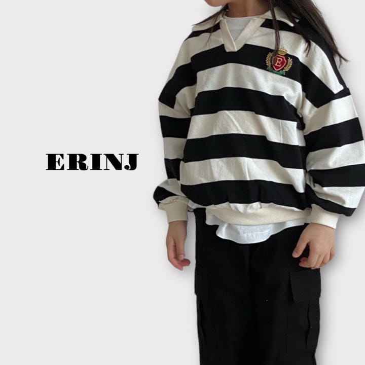 Erin J - Korean Children Fashion - #discoveringself - Collar Sweatshirt - 3