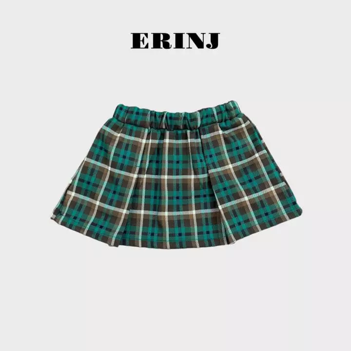 Erin J - Korean Children Fashion - #fashionkids - Check Skirt