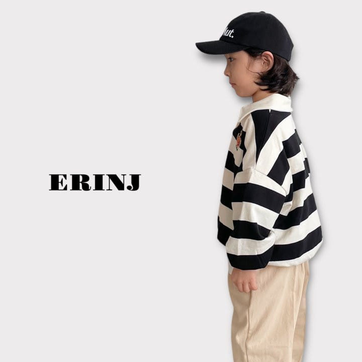 Erin J - Korean Children Fashion - #kidzfashiontrend - Collar Sweatshirt - 7