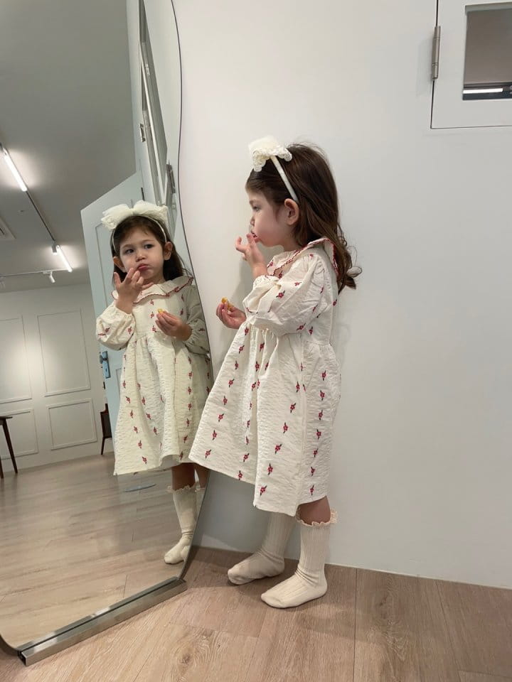 Flower J - Korean Children Fashion - #discoveringself - Pin Cok One-piece