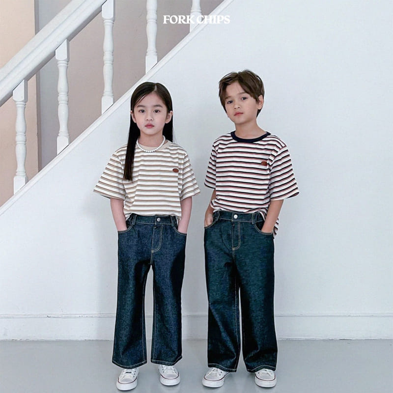 Fork Chips - Korean Children Fashion - #Kfashion4kids - Martin Jeans - 3