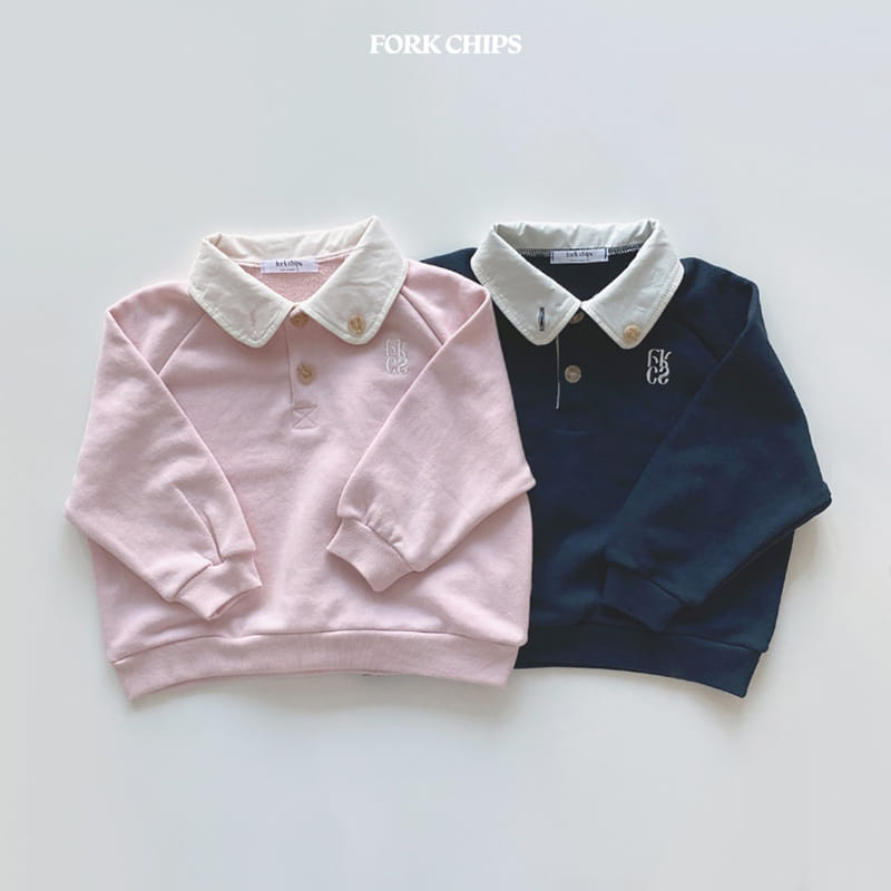 Fork Chips - Korean Children Fashion - #designkidswear - Hake Collar Sweatshirt - 9