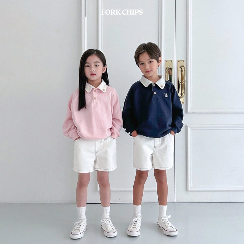 Fork Chips - Korean Children Fashion - #discoveringself - Hake Collar Sweatshirt - 10