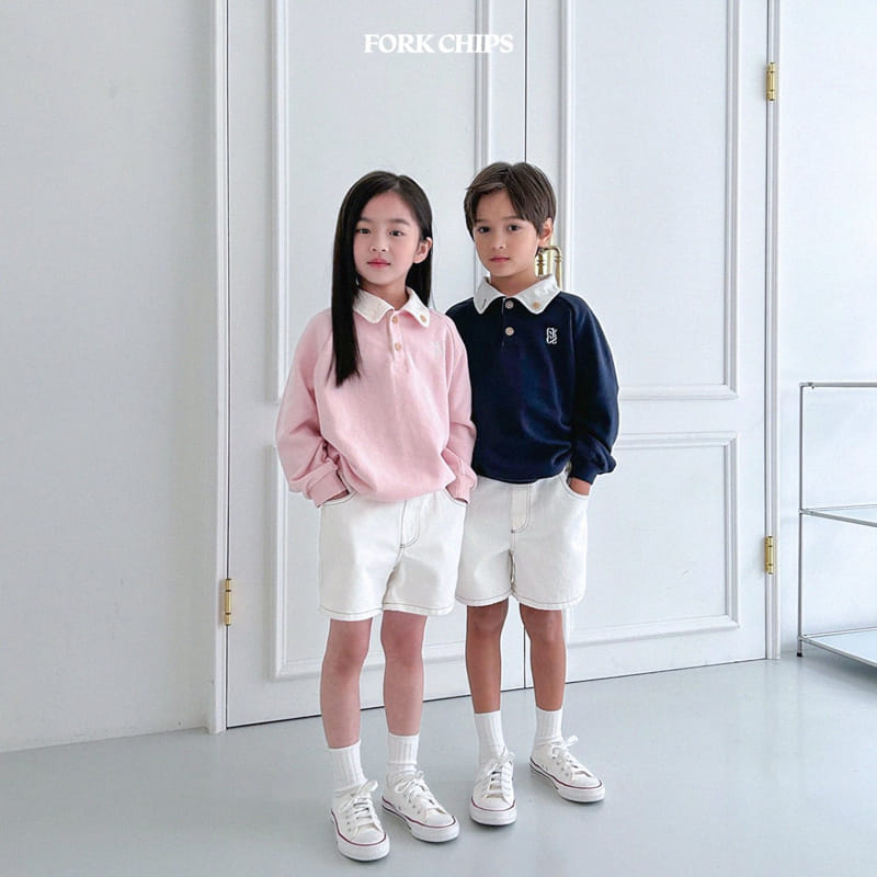 Fork Chips - Korean Children Fashion - #fashionkids - Hake Collar Sweatshirt - 11