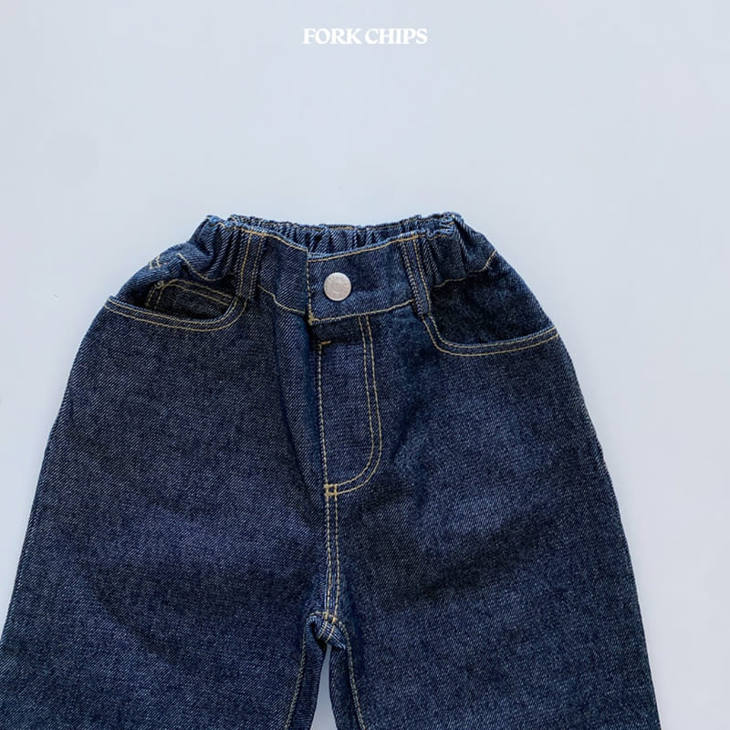 Fork Chips - Korean Children Fashion - #stylishchildhood - Martin Jeans - 10