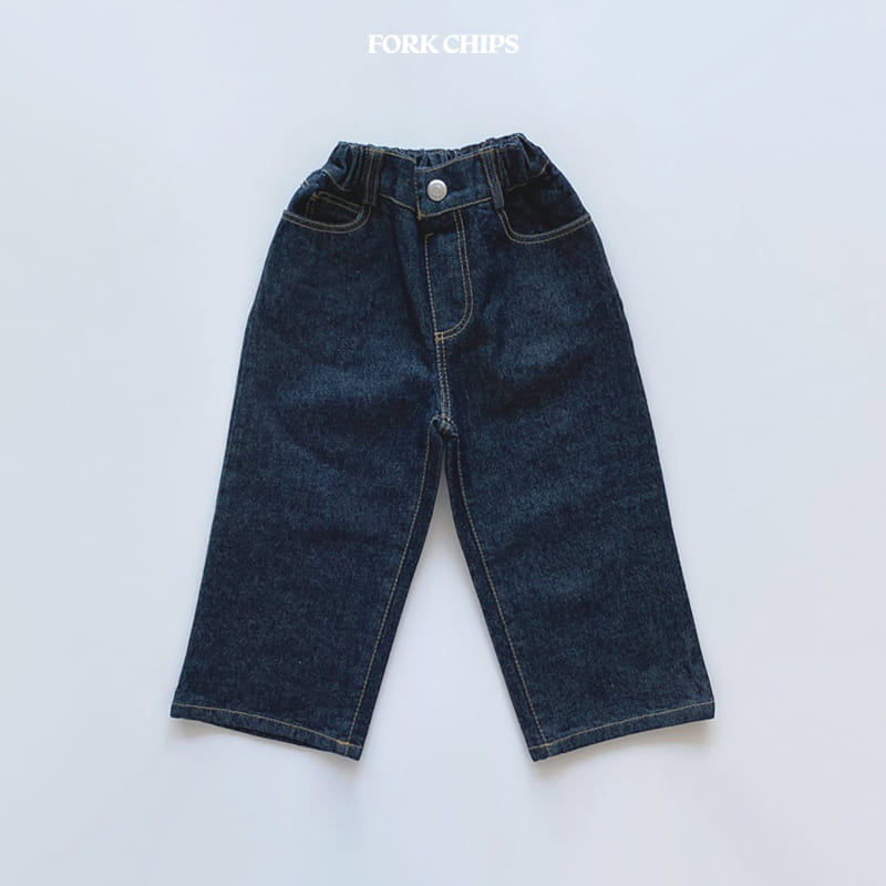 Fork Chips - Korean Children Fashion - #toddlerclothing - Martin Jeans - 9