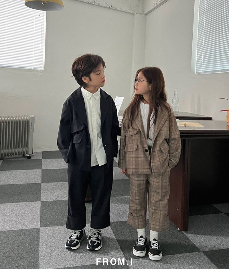 From I - Korean Children Fashion - #Kfashion4kids - Tan Up Pants - 11