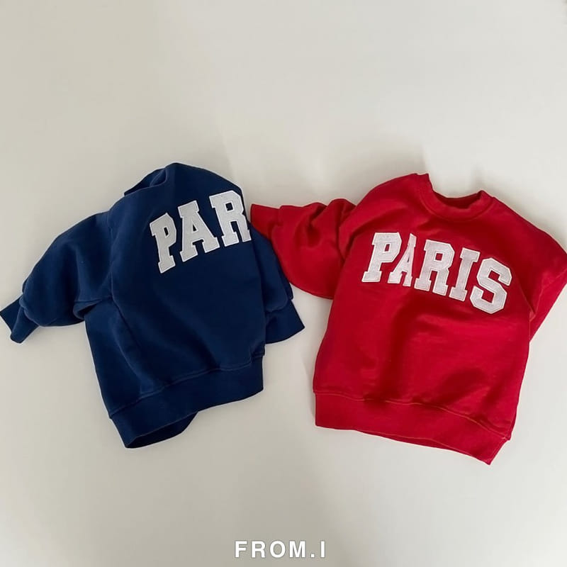 From I - Korean Children Fashion - #kidsshorts - Paris Sweatshirt