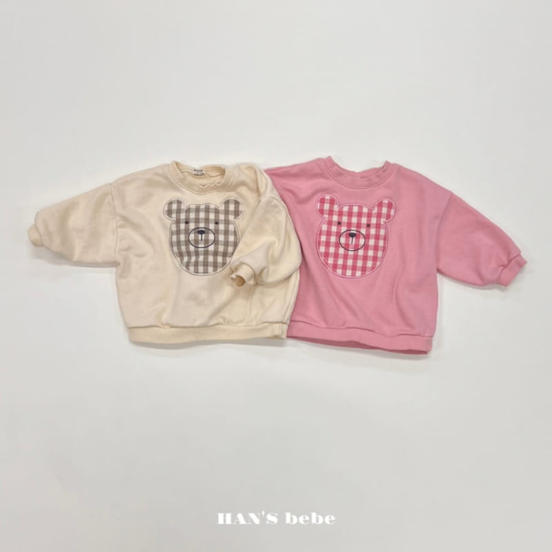 Han's - Korean Baby Fashion - #babyboutique - Bebe Bearing Sweatshirt