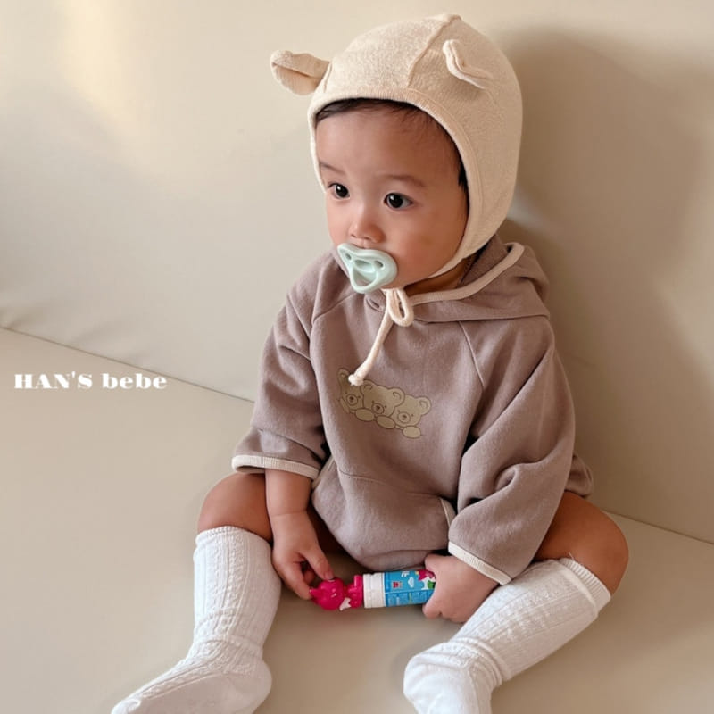 Han's - Korean Baby Fashion - #babyboutiqueclothing - Bebe Pocket Raglan Bodysuit - 4